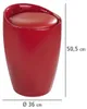 WENKO Bad Hocker Sitz 20 L Stauraum Wäsche Sammler Produktbild-Vorschau 3