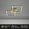 Lampada da soffitto a LED, marrone dorato, 2x LED/11W Anteprima dell’immagine prodotto 2