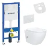 Spülrandloses Hänge WC Set mit Bidet Taharet Funktion Produktbild-Vorschau 1