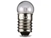 Kugelförmige Lampe Sockel E10 3,7 Volt 1,11 Watt 24 mm klar Produktbild-Vorschau 1