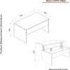 Skye Decor, Akilli, stoliki kawowe, trawertyn, płyta Podgląd zdjęcia produktu 9