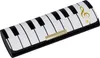 Brillenetui mit Putztuch Klaviatur All about music Produktbild-Vorschau 3