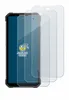 A smartphone screen protector is shown with multiple layers of protectors behind it. Produktbild-Vorschau
