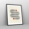 Gerahmtes Poster - Schwarzer Rahmen - Minimalistisch Modern Produktbild-Vorschau 8