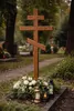 Holzkreuz, Orthodoxes Kreuz, Grabkreuz, Friedhofskreuz, Produktbild-Vorschau 4