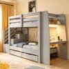 Letto a castello Merax 90x200 cm con scrivania, letto per Anteprima dell’immagine prodotto 1