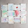 A collage of 12 photos in a shabby chic style picture frame. Produktbild-Vorschau
