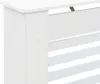 vidaXL Copritermo, 2 pezzi, bianco, 112 x 19 x 81,5 cm, MDF Anteprima dell’immagine prodotto 11