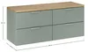 Ensemble de salle de bain de 120 cm, vert, avec plan vasque Voir les images du produit 3
