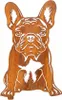 Edelrost  Französische Bulldogge - Rost Deko Hund Rostfigur Produktbild-Vorschau 1