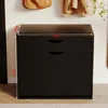 Armoire À Chaussures Avec Siège – Noire, Loft, 60 Cm Voir les images du produit 7