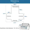 Hussen, 100% Wasserdicht Sofa Überzug 2 Sitzer, Sofabezug Produktbild-Vorschau 9