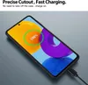 A smartphone case is shown with a charging cable plugged in, indicating fast charging. Produktbild-Vorschau