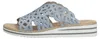 Rieker Damen Pantolette breiter Riemen mit Strass schmale Produktbild-Vorschau 3