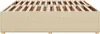 vidaXL Bettgestell ohne Matratze Creme 180x200 cm Stoff Produktbild-Vorschau 5