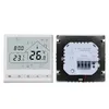 A digital thermostat display and its back panel are shown side-by-side against a white background. Náhled obrázku produktu