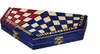 Schachspiel für drei Spieler (32x28cm) dreifarbig Produktbild-Vorschau 3