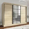 Oravelle 200 cm Sonoma 3-türiger Kleiderschrank mit Produktbild-Vorschau 2