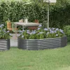 vidaXL Zvýšená posteľ Pozinkovaná oceľ 175x100x36 cm Náhľad obrázku produktu 2