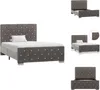vidaXL Bettgestell Grau Samt 100x200 cm -  Betten & Produktbild-Vorschau 1