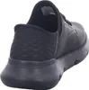 A black Skechers shoe is shown from the back. Náhled obrázku produktu