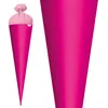 Bastel-Schultüte groß pink - 70 cm rund - extra stabil Produktbild-Vorschau 3