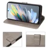 A flip case for a smartphone is shown in an open position, displaying the phone's screen and the case's interior. Produktbild-Vorschau