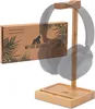 Supporto per cuffie in bambù, supporto per cuffie con Anteprima dell’immagine prodotto 1