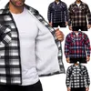 Herren Holzfäller Hemd Kariert Thermo Gefüttert Jacke Produktbild-Vorschau 1