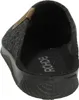 A close-up view of the heel of a gray felt slipper with a brown leather accent and the brand name 'ROHDE' visible on the insole. Produktbild-Vorschau
