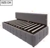 A diagram showing the dimensions of a sofa bed. Anteprima dell’immagine prodotto