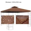 Dachplane Ersatzdach für Pavillon 3x3 Meter mit Kaminabzug, Produktbild-Vorschau 4