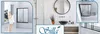 A collage of images showcasing a modern bathroom with a Silla shower enclosure. Produktbild-Vorschau