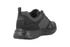 A black and gray Skechers sneaker shown from the side and back. Anteprima dell’immagine prodotto