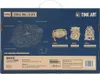 The back of a product box for a ROKR 3D-puzzle Zodiac Wall Clock, showing diagrams and other products. Voir les images du produit