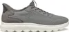 A side view of a single gray men's sneaker with a white sole. Produktbild-Vorschau