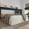 MODFU Lit Coffre Double 160x200 avec Éclairage LED et Voir les images du produit 1