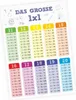 Kinder Lernposter - das große 1x1 - DIN A4 - 297 x 210 mm Produktbild-Vorschau 1