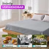 EllaTex Renforcé Bettlaken ohne Gummizug 160x200 Baumwolle Produktbild-Vorschau 6