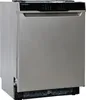A front-side view of a silver Telefunken dishwasher. Produktbild-Vorschau