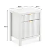 CLIPOP 50x38x63cm Nachtkommode,2 Schubladen Nachttisch mit Produktbild-Vorschau 2