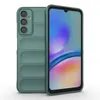 A green phone case is shown next to a smartphone. Produktbild-Vorschau