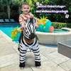 PonyCycle Zebra Reittier auf Rollen für Kinder 4-7 Jahre Produktbild-Vorschau 2