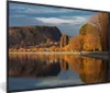 MuchoWow® MuchoWow® Gerahmtes Poster See - Berg - Wald Produktbild-Vorschau 1