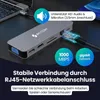Siltcon® 13-in-1 USB-C Dockingstation – 2x HDMI 4K, PD Produktbild-Vorschau 5