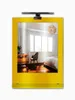 Zalena Ablagespiegel Cambrio GELD 50 x 70cm Produktbild-Vorschau 2