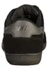 The back view of a black shoe. Produktbild-Vorschau