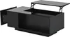Schwarzer Couchtisch, höhenverstellbar, LED, mit Schublade, Produktbild-Vorschau 14