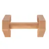 A wooden push-up bar on a white background. Podgląd zdjęcia produktu