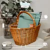 Creative Home Weidenkorb mit Henkel - 32 x 24 x 29 cm (+/- Produktbild-Vorschau 3